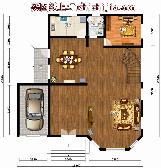 農(nóng)村40萬三層別墅款式設(shè)計(jì)圖，讓你建成一棟漂亮又實(shí)用的小別墅！