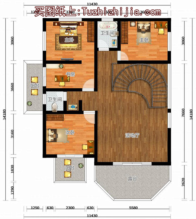 農(nóng)村40萬三層別墅款式設(shè)計(jì)圖，讓你建成一棟漂亮又實(shí)用的小別墅！