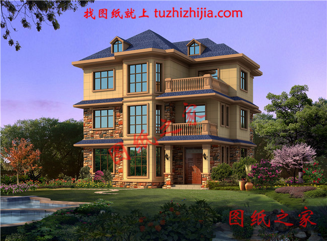 農(nóng)村40萬三層別墅款式設(shè)計(jì)圖，讓你建成一棟漂亮又實(shí)用的小別墅！