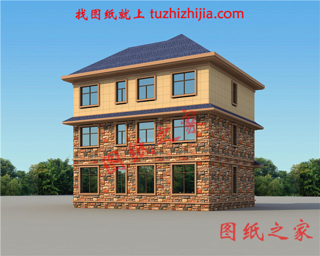 農(nóng)村40萬三層別墅款式設(shè)計(jì)圖，讓你建成一棟漂亮又實(shí)用的小別墅！