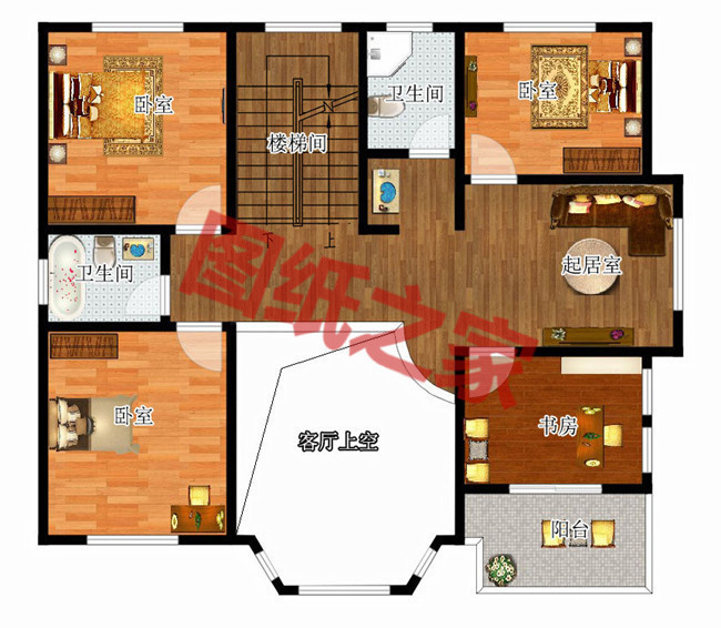 農(nóng)村40萬三層別墅款式設(shè)計(jì)圖，讓你建成一棟漂亮又實(shí)用的小別墅！