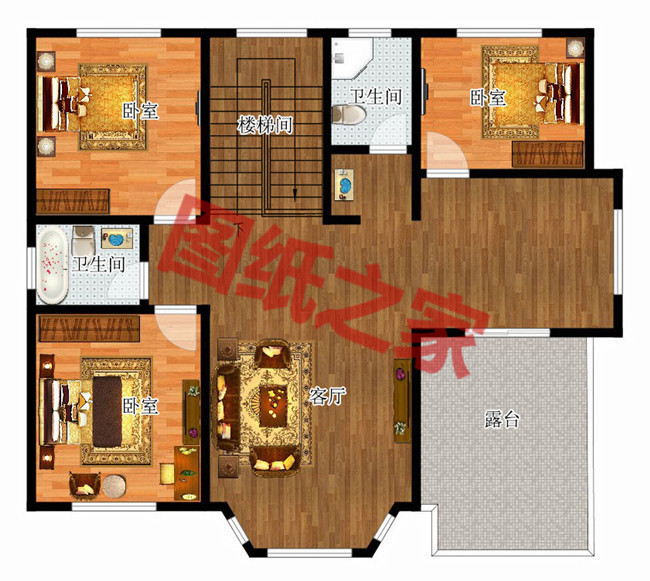 農(nóng)村40萬三層別墅款式設(shè)計(jì)圖，讓你建成一棟漂亮又實(shí)用的小別墅！