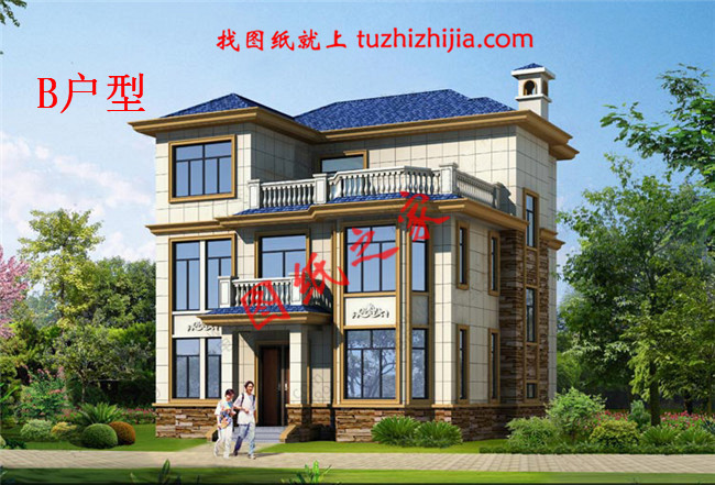 農(nóng)村40萬三層別墅款式設(shè)計(jì)圖，讓你建成一棟漂亮又實(shí)用的小別墅！