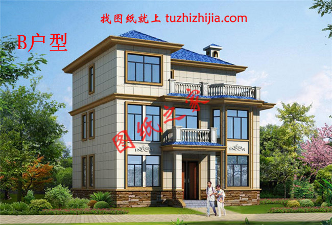 農(nóng)村40萬三層別墅款式設(shè)計(jì)圖，讓你建成一棟漂亮又實(shí)用的小別墅！