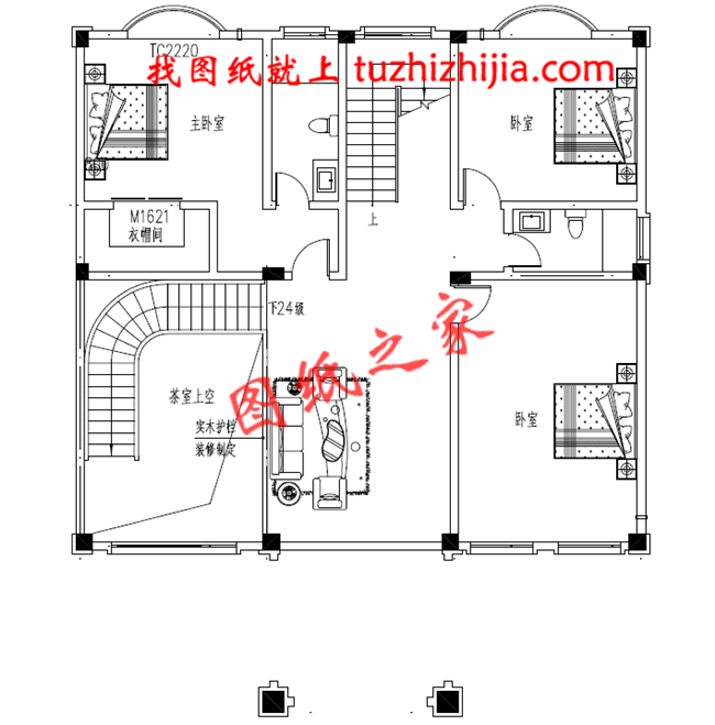 四層農(nóng)村80萬別墅款式設(shè)計圖，全鄉(xiāng)最美，根本找不到競爭對手