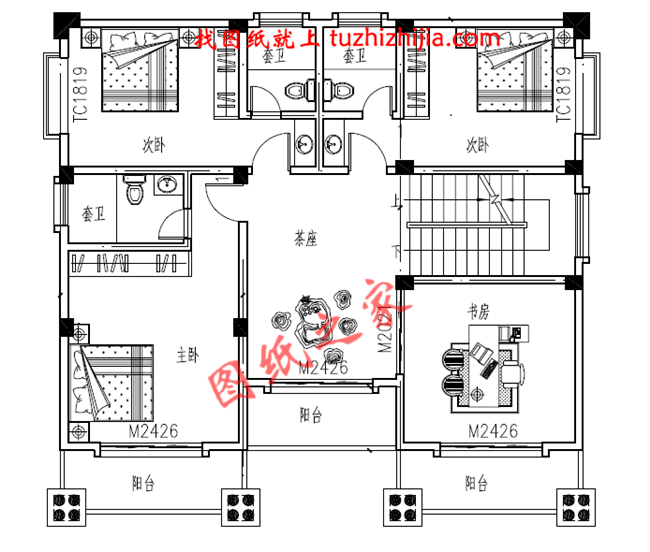 四層農(nóng)村80萬別墅款式設(shè)計圖，全鄉(xiāng)最美，根本找不到競爭對手