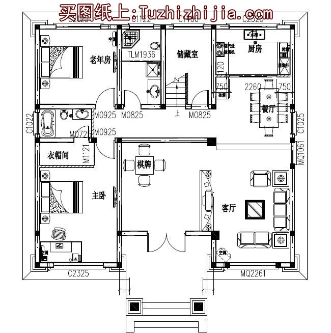 四層農(nóng)村80萬別墅款式設(shè)計圖，全鄉(xiāng)最美，根本找不到競爭對手