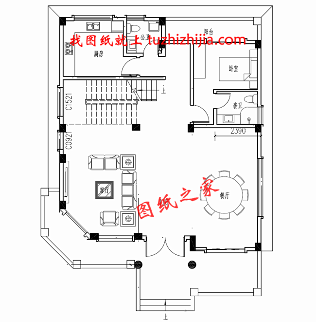 四層農(nóng)村80萬別墅款式設(shè)計圖，全鄉(xiāng)最美，根本找不到競爭對手