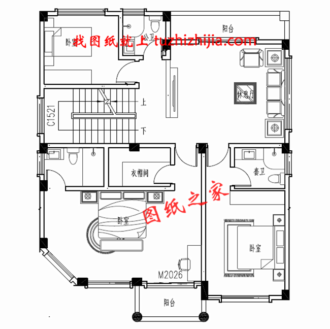 四層農(nóng)村80萬別墅款式設(shè)計圖，全鄉(xiāng)最美，根本找不到競爭對手