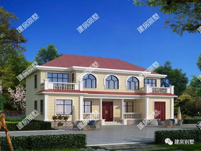 2套帶堂屋的二層別墅設(shè)計，漂亮又實用，適合的才是最好的