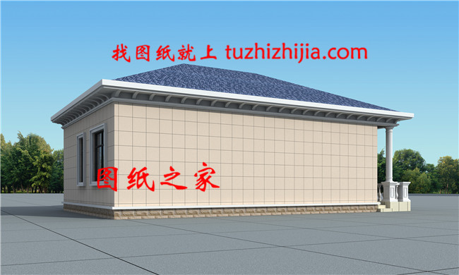 農(nóng)村10萬(wàn)自建一層平房設(shè)計(jì)圖，占地面積120平米