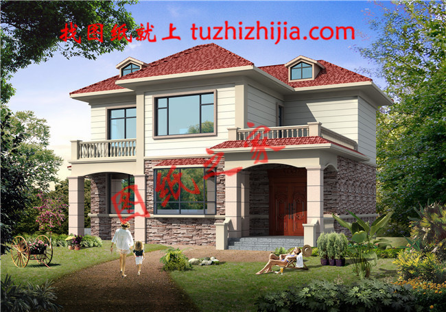 兩層40萬農(nóng)村別墅真實(shí)圖片，給自己建造一個(gè)溫馨的家！