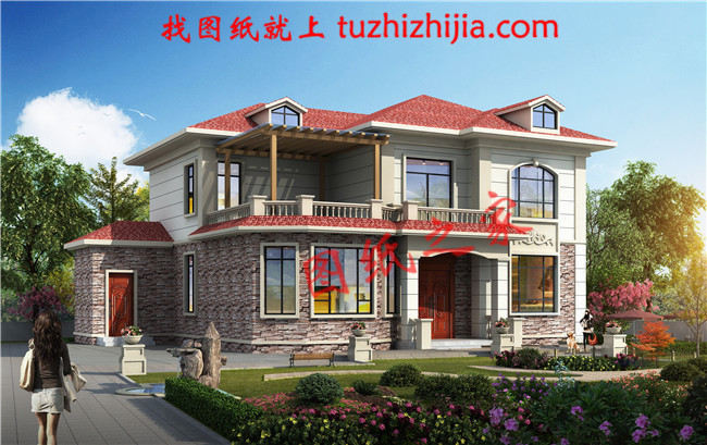 兩層40萬農(nóng)村別墅真實(shí)圖片，給自己建造一個(gè)溫馨的家！