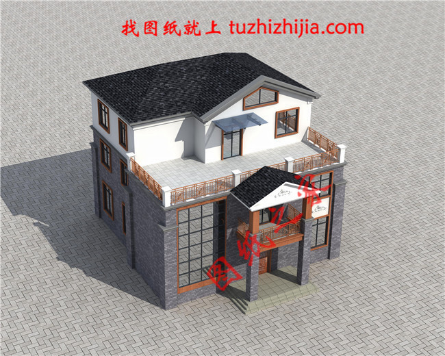 三層農(nóng)村100萬別墅款式圖片，豪華大氣的別墅絕對給你掙足了面子！