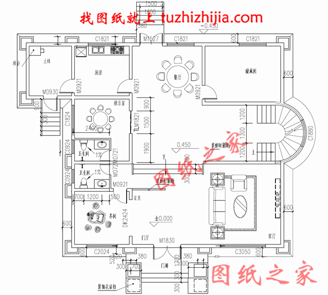 三層農(nóng)村100萬別墅款式圖片，豪華大氣的別墅絕對給你掙足了面子！