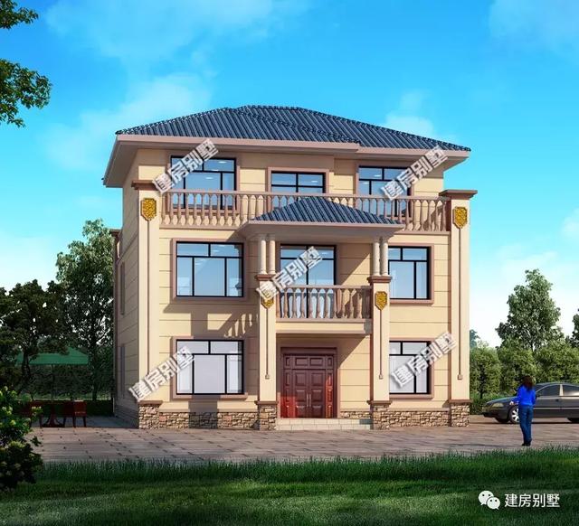 10×14.8米三層別墅設(shè)計(jì)，一輩子建一棟，我們不能將就
