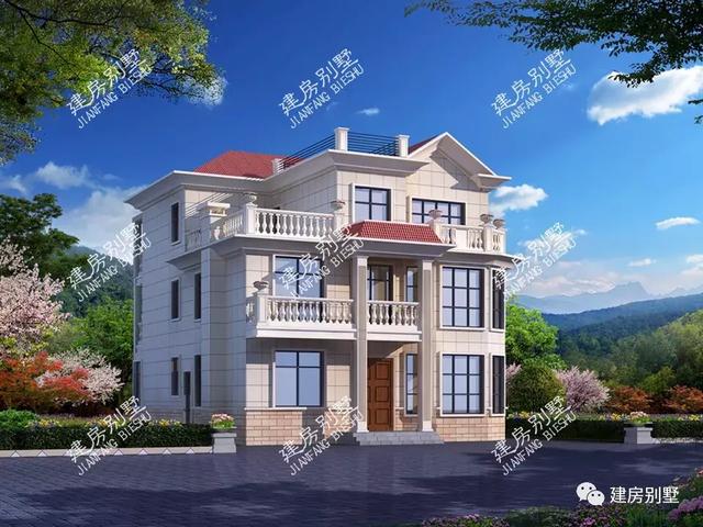 兩套建在云南的三層別墅圖紙，一棟房美化整個村，都是地標(biāo)！