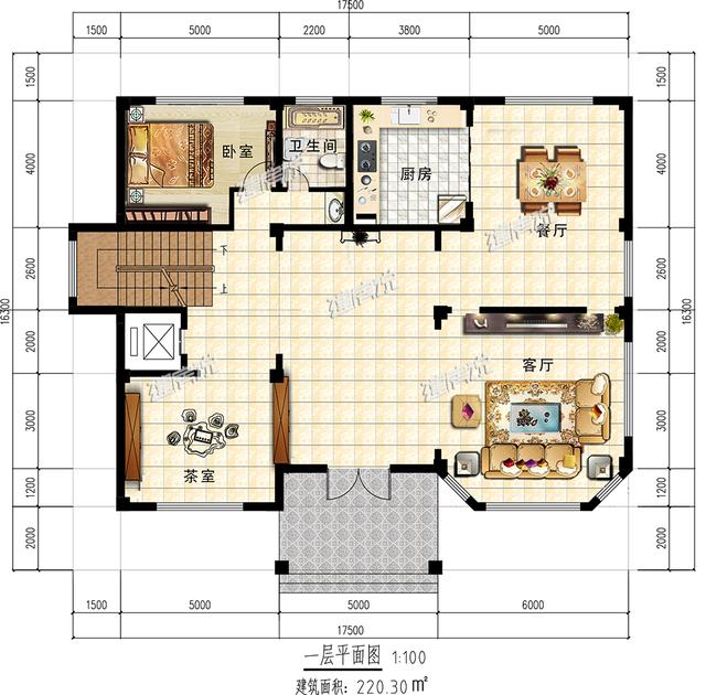 歐式豪華三層別墅設(shè)計(jì)，帶地下室和挑空客廳，樓中樓高檔又大氣