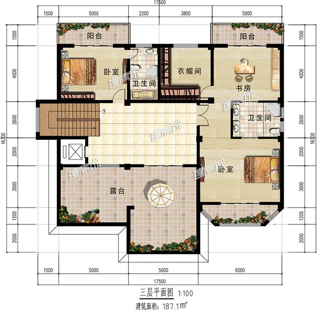 歐式豪華三層別墅設(shè)計(jì)，帶地下室和挑空客廳，樓中樓高檔又大氣