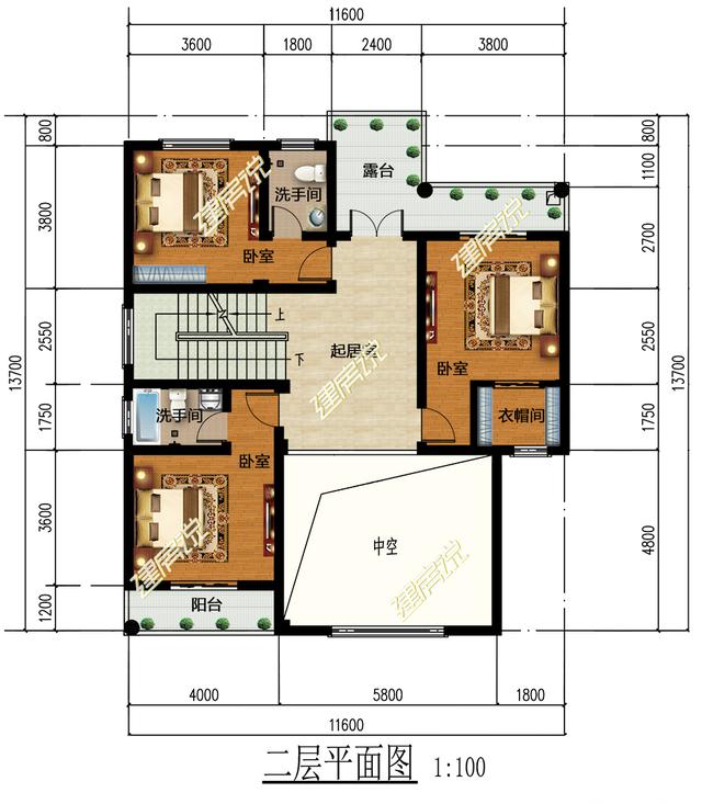 非常漂亮的三層農村別墅，11x12米三種建造方案，了解一下不吃虧