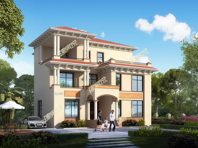 非常漂亮的三層農村別墅，11x12米三種建造方案，了解一下不吃虧