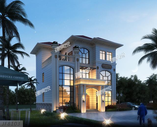 非常漂亮的三層農村別墅，11x12米三種建造方案，了解一下不吃虧