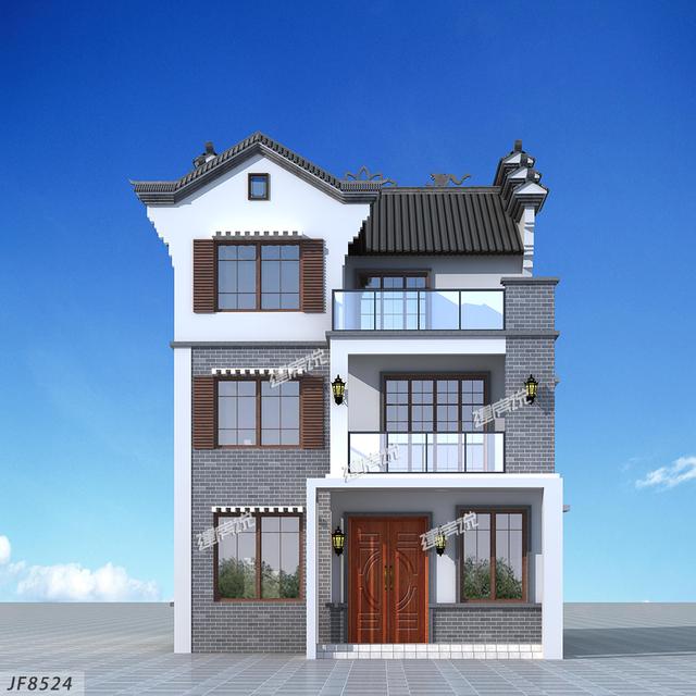 非常受歡迎的三層徽派別墅，戶型方正韻味十足，已有60戶建成