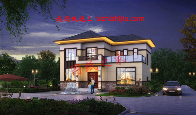 農(nóng)村20萬二層樓房圖片，這么經(jīng)濟(jì)實(shí)惠的小別墅，城里人只能羨慕！