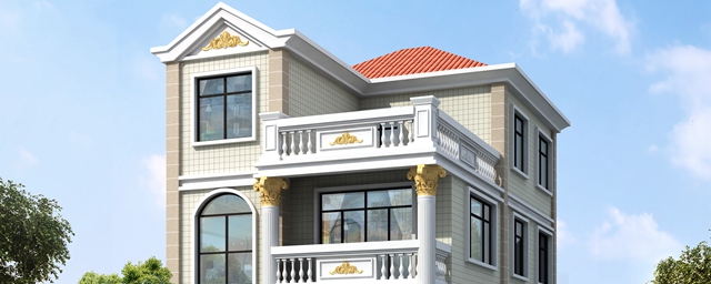 農(nóng)村二層半小別墅圖片，建回家讓你在農(nóng)村過(guò)上幸福生活！