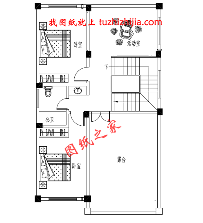 農(nóng)村二層半小別墅圖片，建回家讓你在農(nóng)村過(guò)上幸福生活！