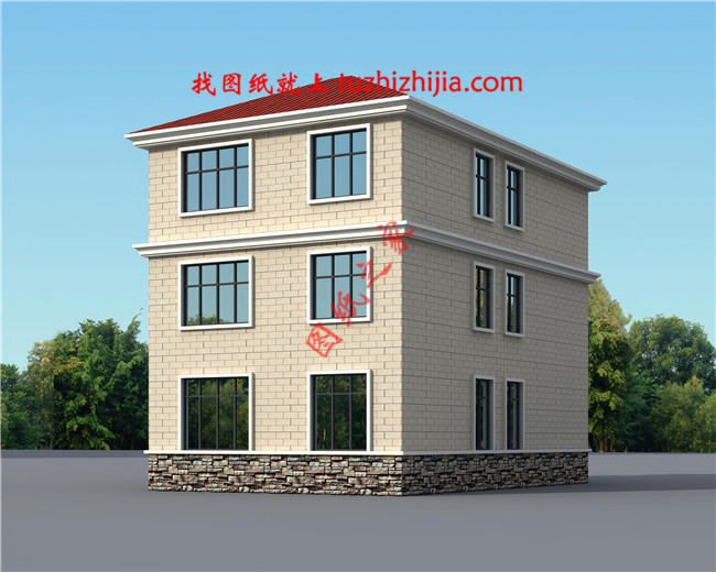 農(nóng)村二層半小別墅圖片，建回家讓你在農(nóng)村過(guò)上幸福生活！