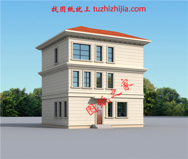 農(nóng)村二層半小別墅圖片，建回家讓你在農(nóng)村過(guò)上幸福生活！