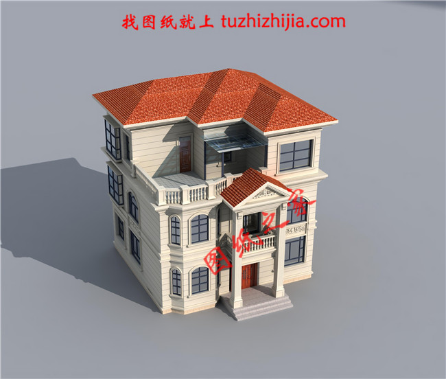 農(nóng)村二層半小別墅圖片，建回家讓你在農(nóng)村過(guò)上幸福生活！