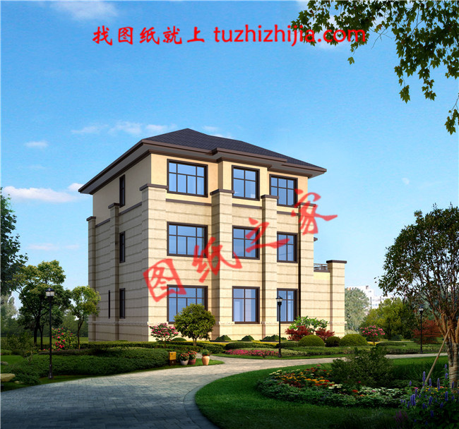 農(nóng)村二層半小別墅圖片，建回家讓你在農(nóng)村過(guò)上幸福生活！