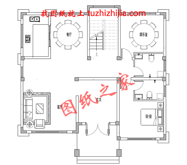 農(nóng)村二層半小別墅圖片，建回家讓你在農(nóng)村過(guò)上幸福生活！