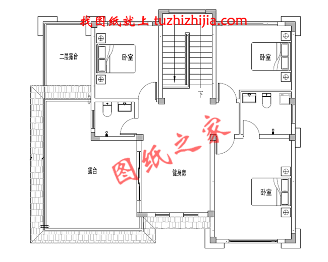 農(nóng)村二層半小別墅圖片，建回家讓你在農(nóng)村過(guò)上幸福生活！