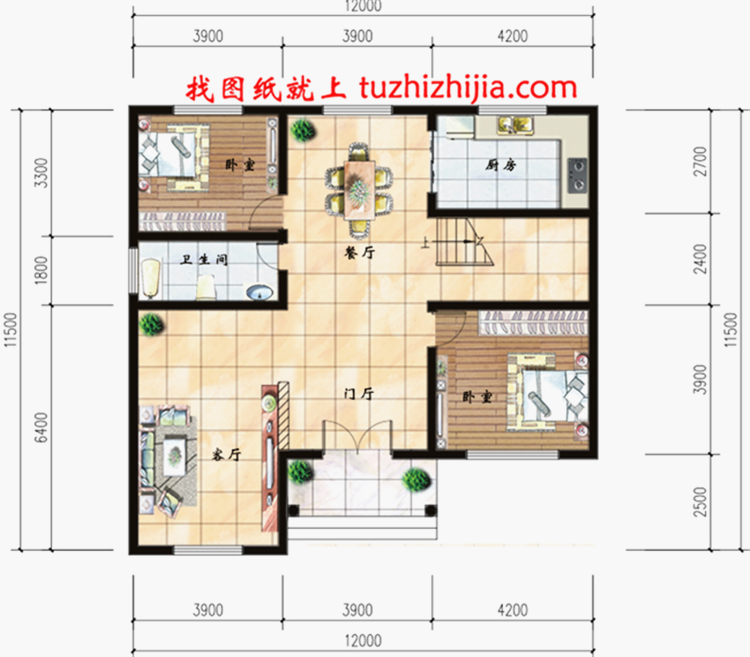 農(nóng)村120平米別墅設(shè)計(jì)圖三層樓房，造價(jià)30萬(wàn)左右，經(jīng)濟(jì)又實(shí)用！