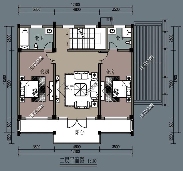 農(nóng)村自建房還是中式設(shè)計(jì)好，15X11米的徽派合院別墅，滿足你的所有要求