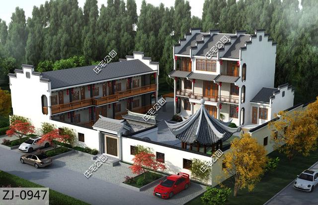 農(nóng)村自建房還是中式設(shè)計(jì)好，15X11米的徽派合院別墅，滿足你的所有要求