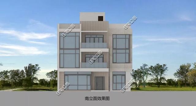 現(xiàn)代風(fēng)格三層農(nóng)村別墅，13×10米多落地窗多套間，這樣的設(shè)計(jì)30年不過(guò)時(shí)