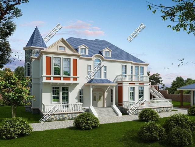 8套農村自建別墅設計，都有堂屋大露臺，第4套最漂亮