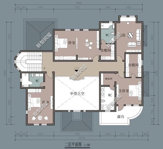 8套農村自建別墅設計，都有堂屋大露臺，第4套最漂亮