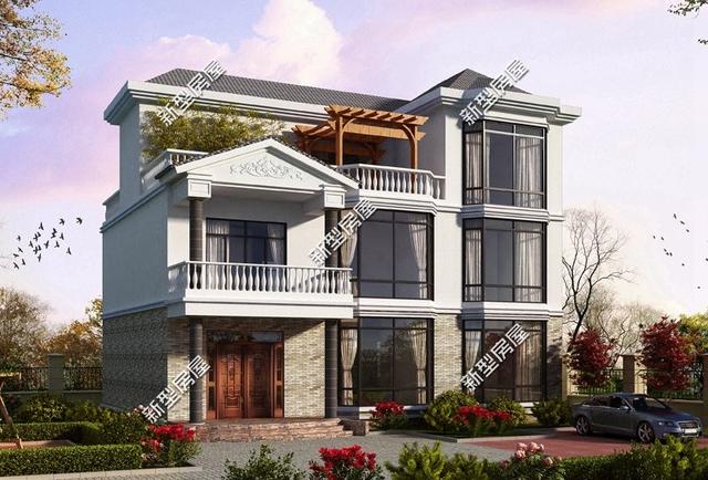 8套農村自建別墅設計，都有堂屋大露臺，第4套最漂亮