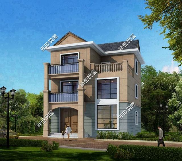 8套農村自建別墅設計，都有堂屋大露臺，第4套最漂亮