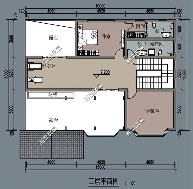 8套農村自建別墅設計，都有堂屋大露臺，第4套最漂亮