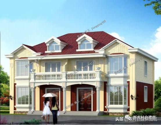 農(nóng)村兄弟最愛的雙拼別墅設(shè)計，大家都喜歡這5款，第1套18萬就能建？