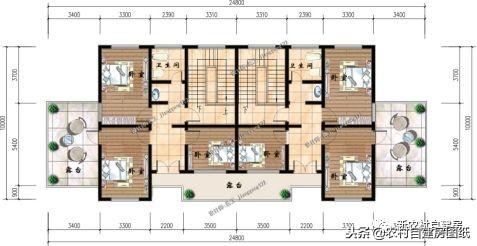 農(nóng)村兄弟最愛的雙拼別墅設(shè)計，大家都喜歡這5款，第1套18萬就能建？