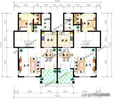 農(nóng)村兄弟最愛的雙拼別墅設(shè)計，大家都喜歡這5款，第1套18萬就能建？