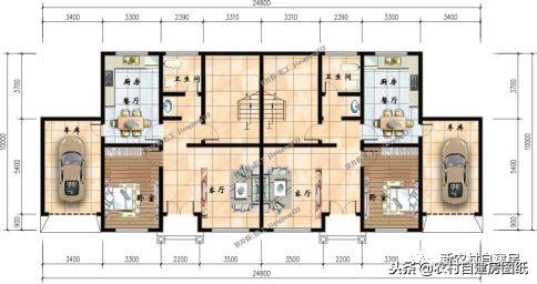 農(nóng)村兄弟最愛的雙拼別墅設(shè)計，大家都喜歡這5款，第1套18萬就能建？