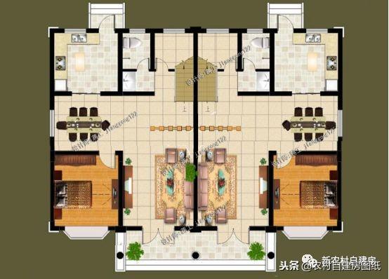 農(nóng)村兄弟最愛的雙拼別墅設(shè)計，大家都喜歡這5款，第1套18萬就能建？